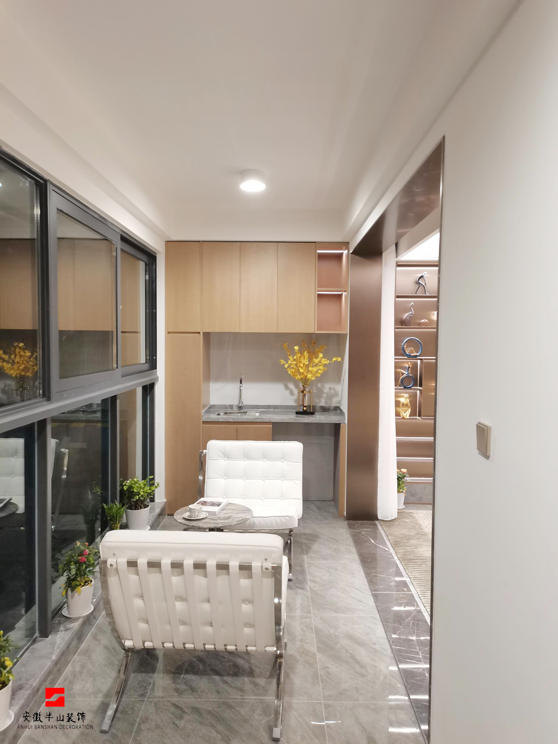 淮北.華松蘭墅香汐B戶型輕奢風樣板間裝飾工程(圖7) 陽臺.jpg