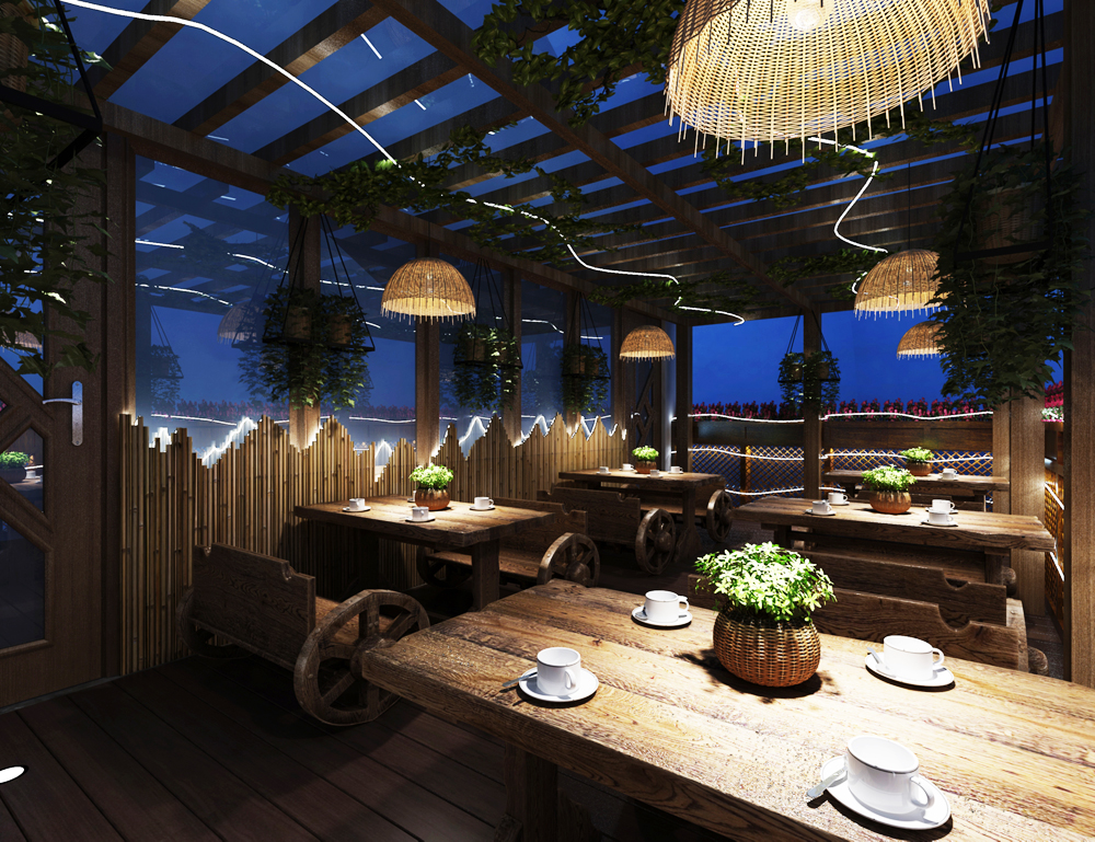 經(jīng)典民宿裝修之休閑餐廳案例(圖5) 經(jīng)典民宿裝修之休閑餐廳案例(圖5)