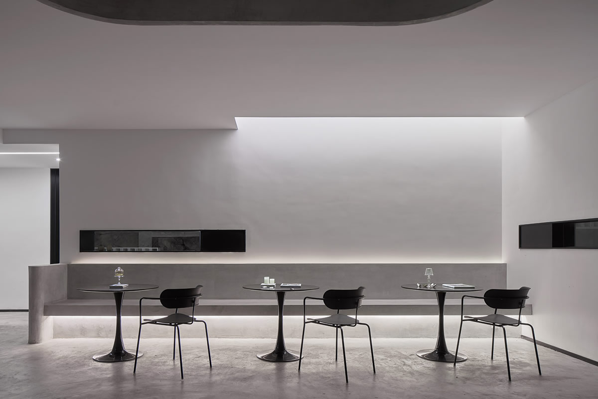 “白+灰”簡約風格民宿休閑廳(圖4) “白+灰”簡約風格民宿休閑廳(圖4)