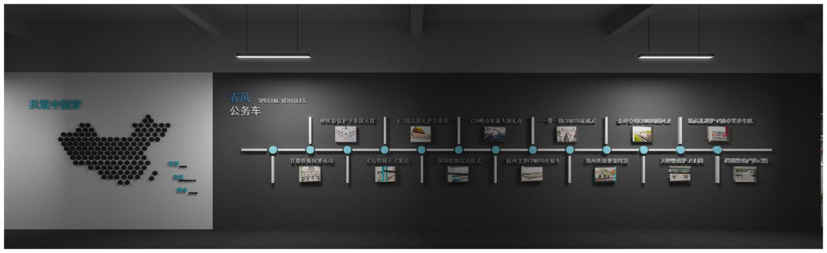 合肥警用裝備1200平方工業(yè)風展廳裝修(圖2) 合肥警用裝備1200平方工業(yè)風展廳裝修(圖2)