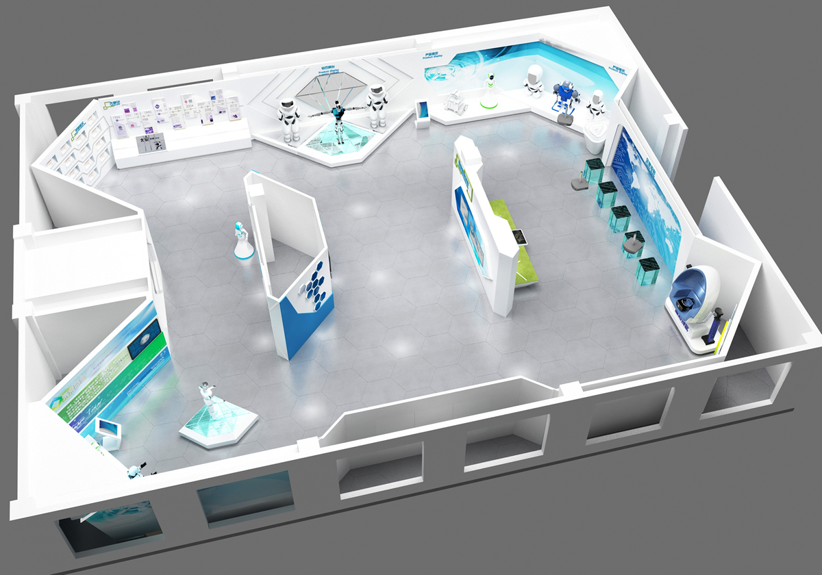 合肥機器人展廳裝修(圖1) 合肥機器人展廳裝修(圖1)