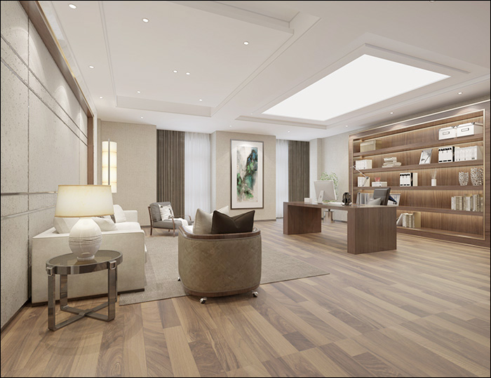 蕪湖華威5400平方新中式辦公樓裝修(圖2) 蕪湖華威5400平方新中式辦公樓裝修(圖2)