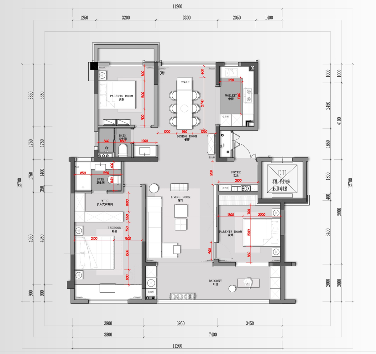 淮北華松籣墅香汐現(xiàn)代簡約風(fēng)洋房A戶型樣板間裝飾裝修項目(圖1) 淮北華松籣墅香汐現(xiàn)代簡約風(fēng)洋房A戶型樣板間裝飾裝修項目(圖1)