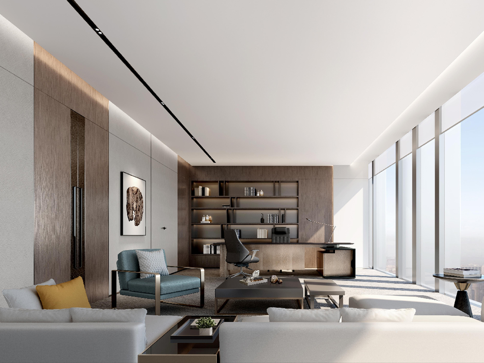 蕪湖2000平方現(xiàn)代簡(jiǎn)約風(fēng)辦公室裝修設(shè)計(jì)項(xiàng)目(圖5) 總經(jīng)理室.jpg