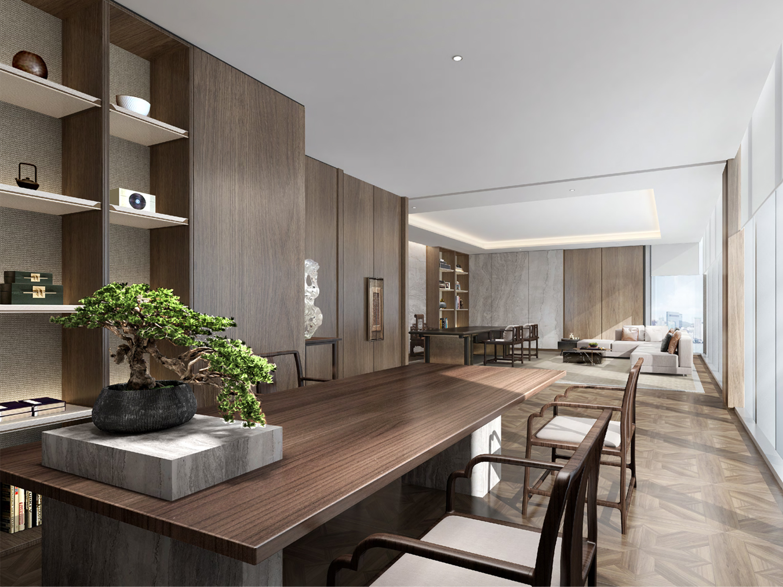 宣城涇縣皖新機(jī)電總經(jīng)理室裝修案例(圖1) 總經(jīng)理室1.jpg