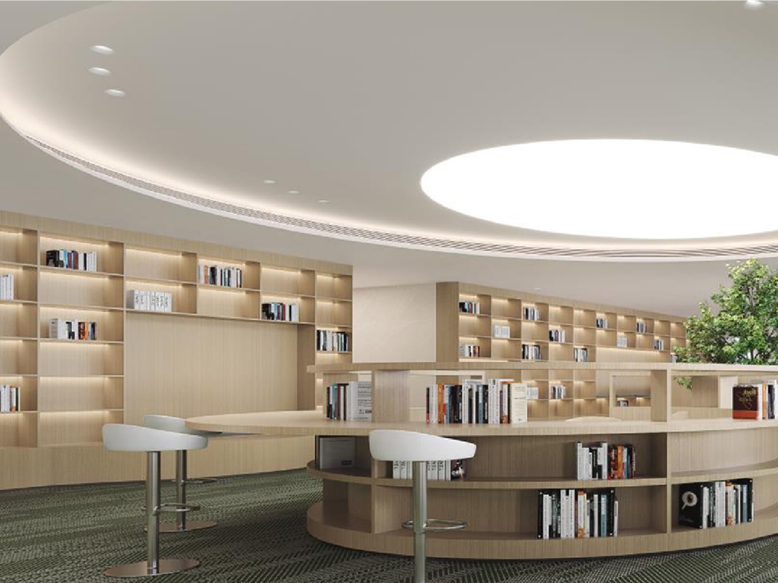 滁州3200平方辦公樓內(nèi)部員工休閑區(qū)裝修設(shè)計(jì)案例(圖1) 1.jpg