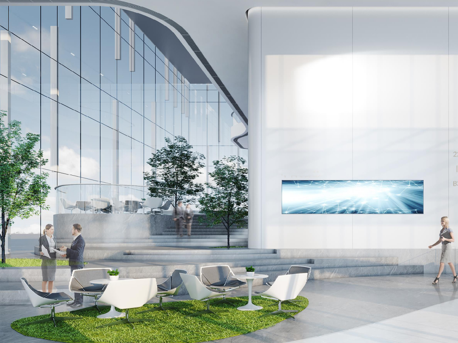 滁州3200平方辦公樓接待大廳裝修設(shè)計案例(圖1) 1.jpg