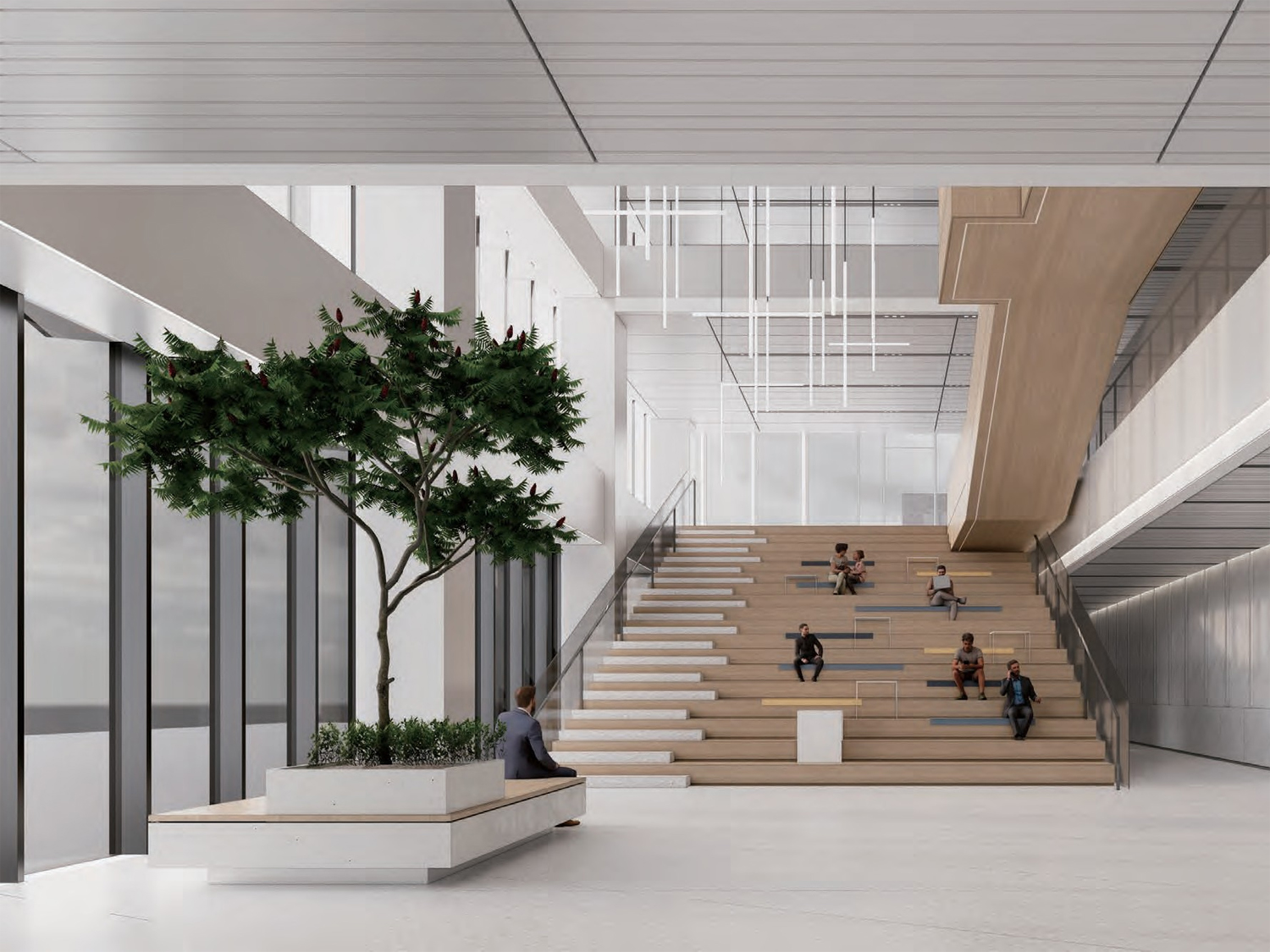 合肥西普產(chǎn)業(yè)園武警裝備新場(chǎng)地接待大廳裝修設(shè)計(jì)案例(圖3) 2.jpg