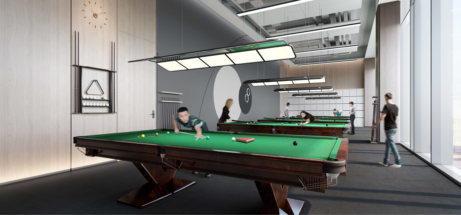 巢湖槐林漁具有限公司4000平方辦公樓內(nèi)部員工娛樂室裝修案例(圖3) 蠅.jpg