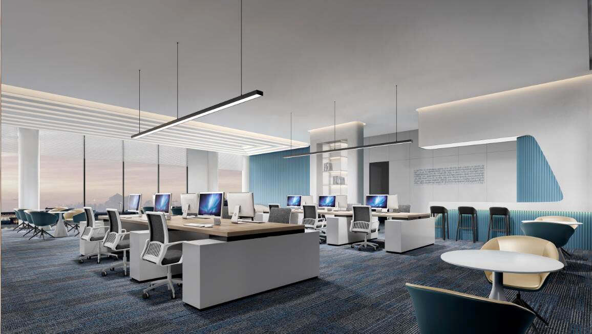 辦公室裝修-如何挑選合適的水電材料(圖2) 開敞辦公區(qū).jpg