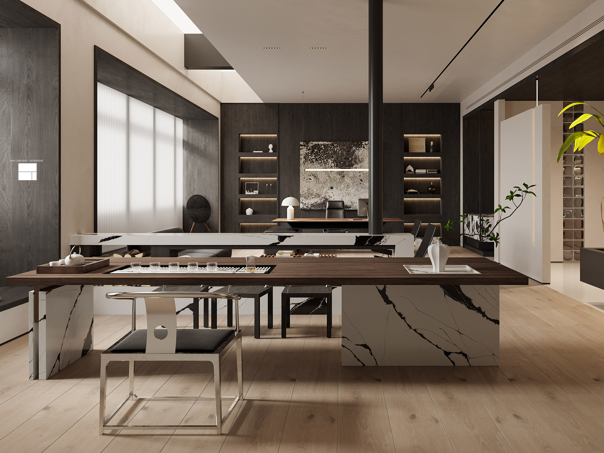 安慶1500平方辦公室裝修設計項目(圖3) 效果圖 (6) 副本.jpg