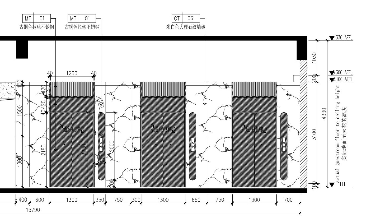 淮北商場內(nèi)部電梯裝修設(shè)計(jì)項(xiàng)目(圖4) 2024.8.6-02海容商業(yè)廣場大潤發(fā)三層立面圖-Model_00.jpg