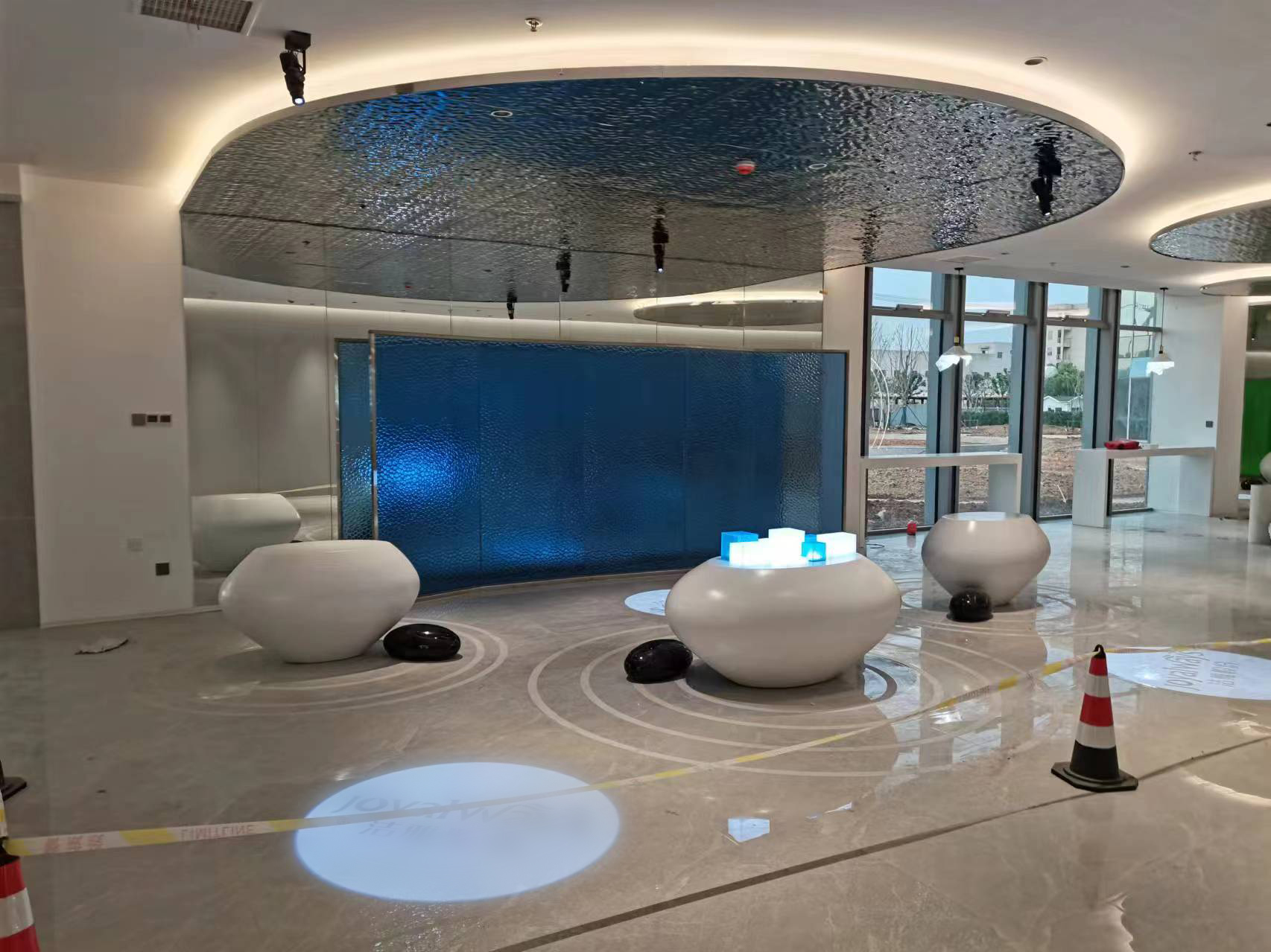 銅陵潔雅生物科技股份有限公司300平方高科技展廳裝修設(shè)計案例(圖1) 文化長廊2.jpg