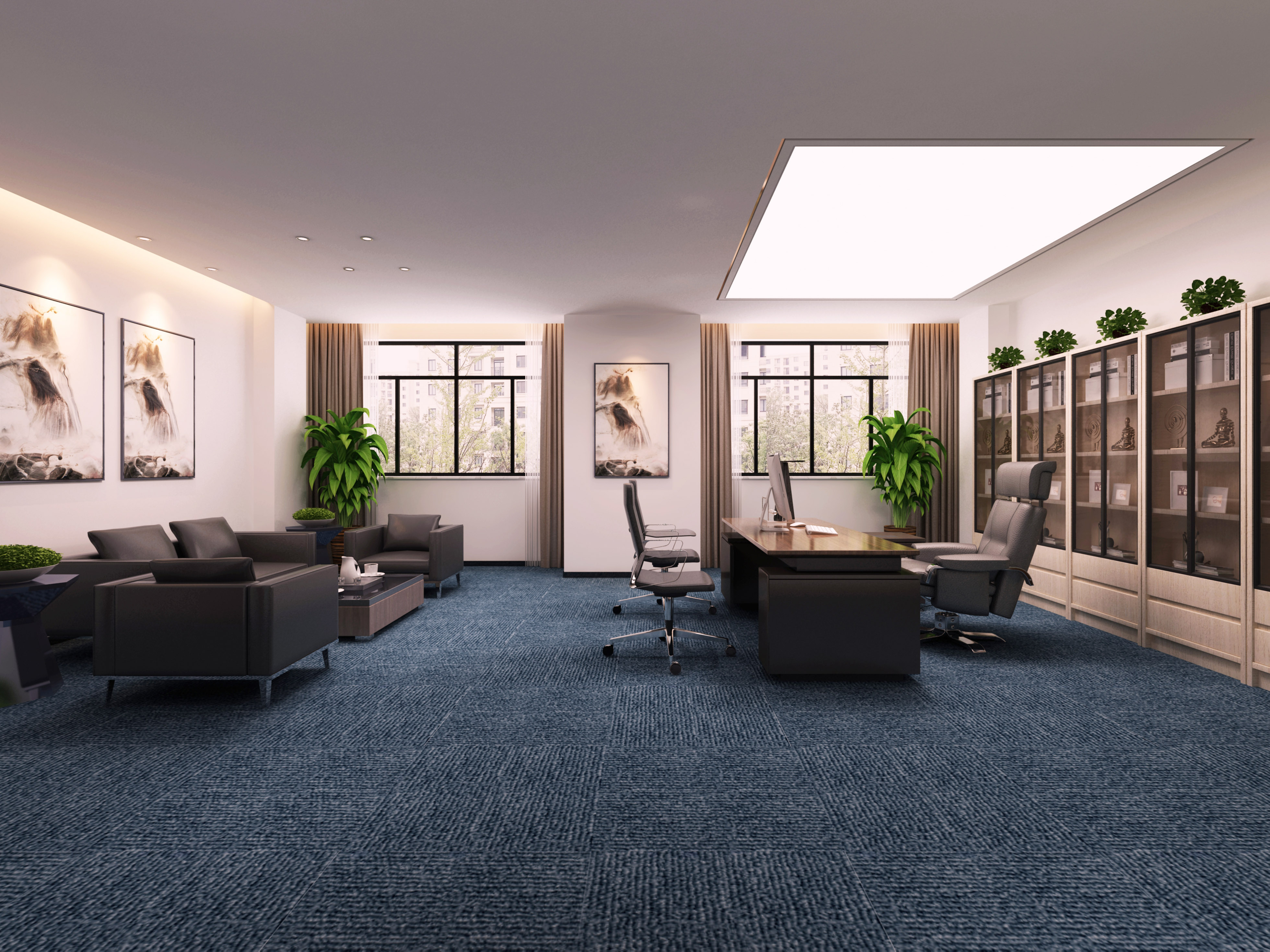 合肥5000平方華新智能停車(chē)設(shè)備辦公樓裝修設(shè)計(jì)項(xiàng)目(圖4) 大辦公室2 副本.jpg