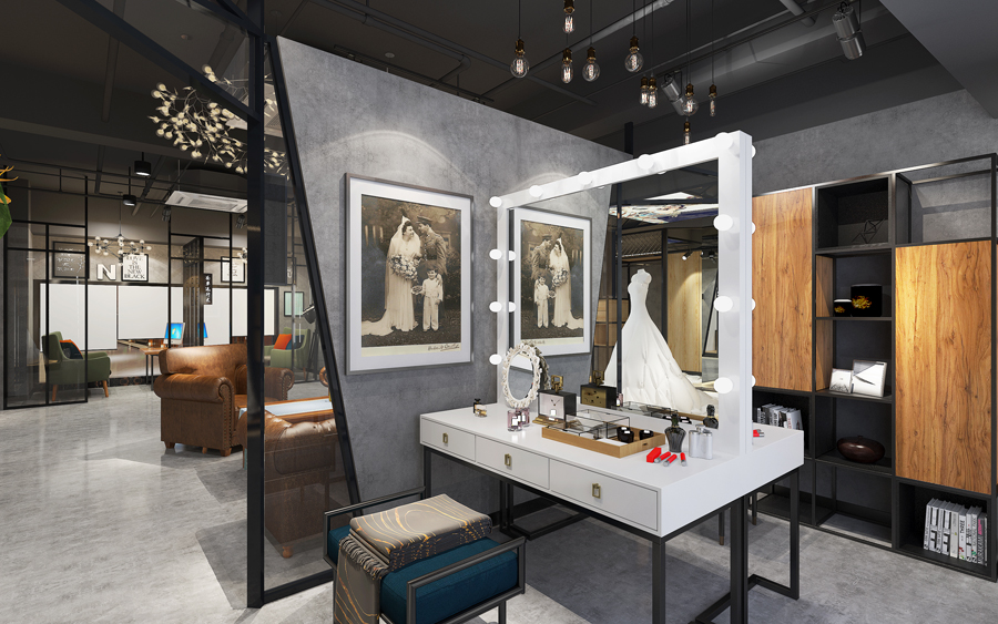 婚紗攝影店裝飾裝修設(shè)計(圖2) 婚紗攝影店裝飾裝修設(shè)計(圖2)