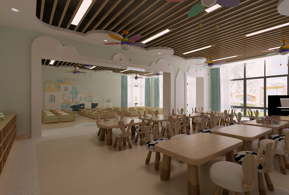 皖新文化廣場2300平方 幼兒園裝修設(shè)計(圖4) 皖新文化廣場2300平方 幼兒園裝修設(shè)計(圖4)