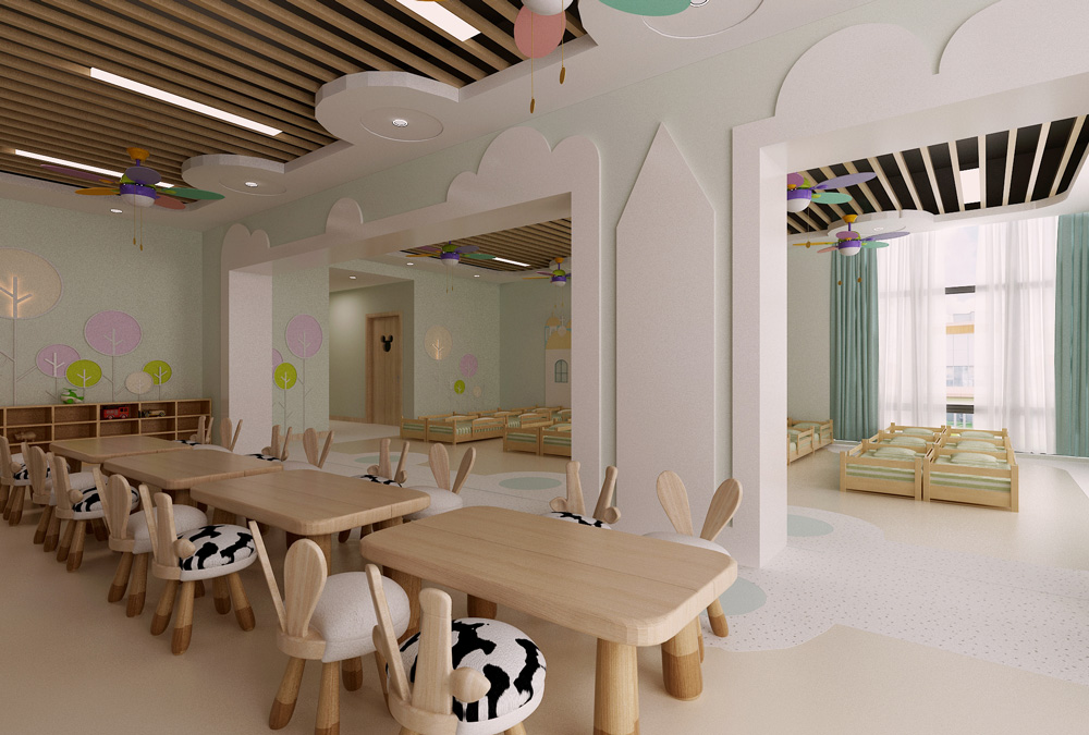 皖新文化廣場2300平方 幼兒園裝修設(shè)計(圖6) 皖新文化廣場2300平方 幼兒園裝修設(shè)計(圖6)