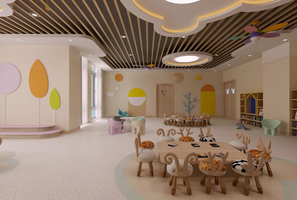 皖新文化廣場2300平方 幼兒園裝修設(shè)計(圖11) 皖新文化廣場2300平方 幼兒園裝修設(shè)計(圖11)