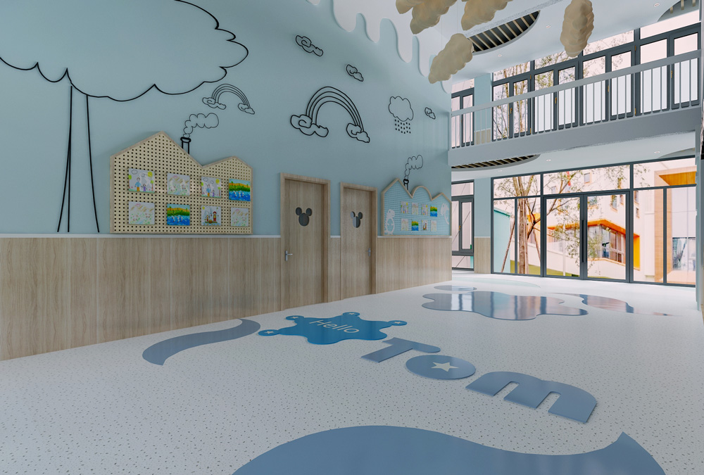 皖新文化廣場2300平方 幼兒園裝修設(shè)計(圖3) 皖新文化廣場2300平方 幼兒園裝修設(shè)計(圖3)